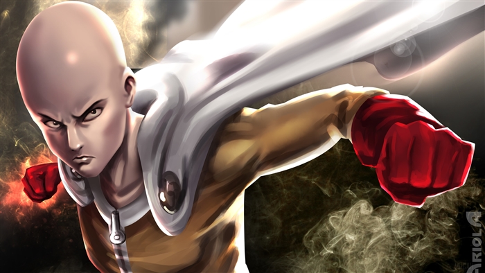 Saitama from One Punch Man 4K Art