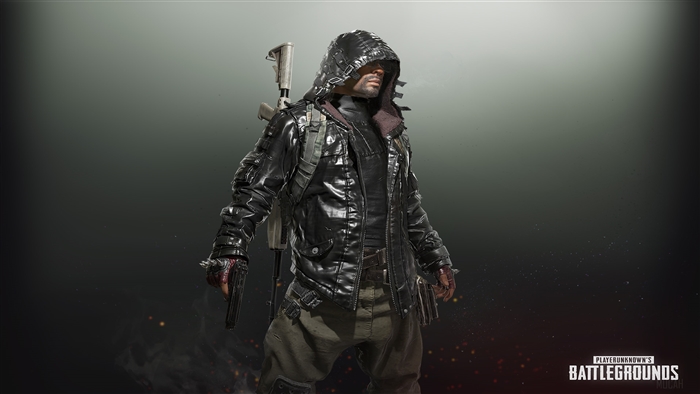 Player Unknown's Battlegrounds character with guns 4K