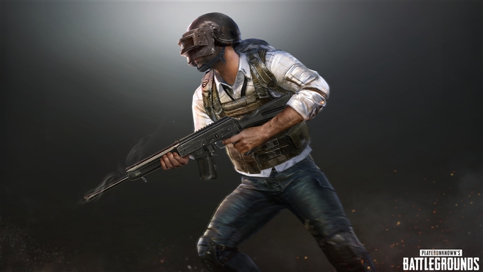Player Unknown's Battlegrounds (PUBG) soldier with rifle