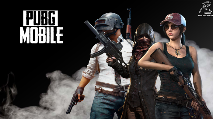 PUBG Mobile characters with weapons 4K
