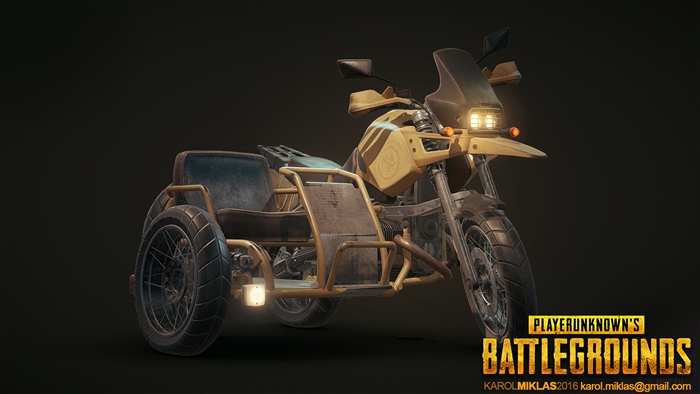 Player Unknown's Battlegrounds 4K Motorcycle