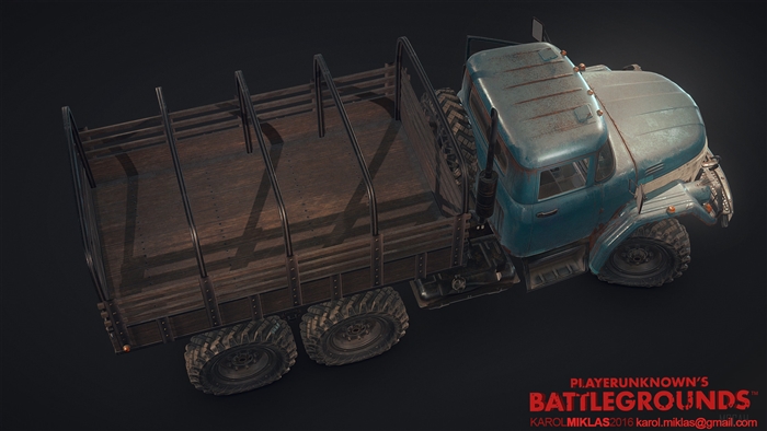 PlayerUnknown's Battlegrounds 4K Truck