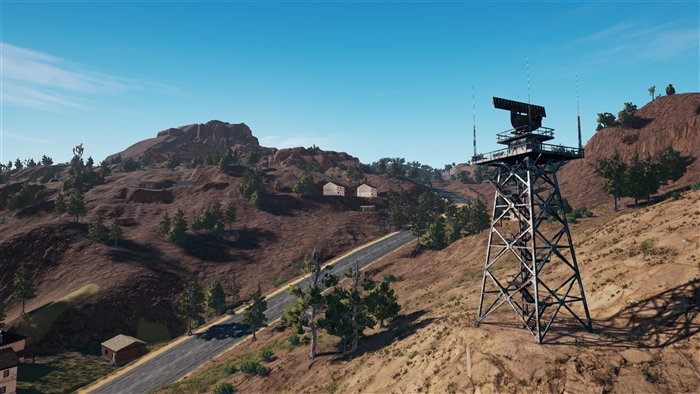 Player Unknown’s Battlegrounds (PUBG) radar tower 4K