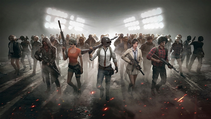 Player Unknown's Battlegrounds (PUBG) characters in 4K