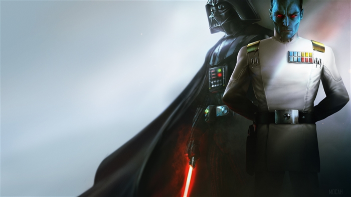 Darth Vader and Grand Admiral Thrawn from Star Wars