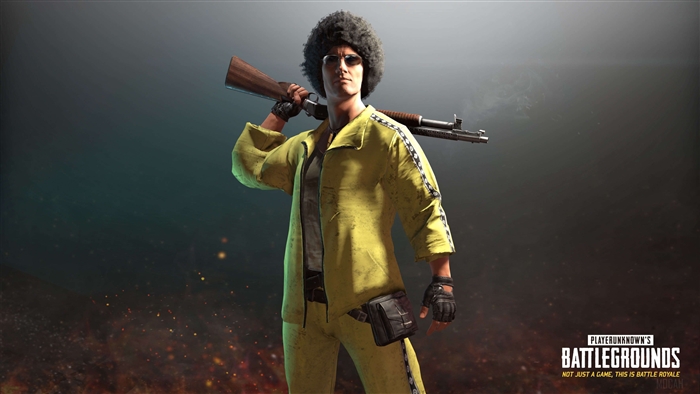 Player Unknown’s Battlegrounds (PUBG) character with shotgun