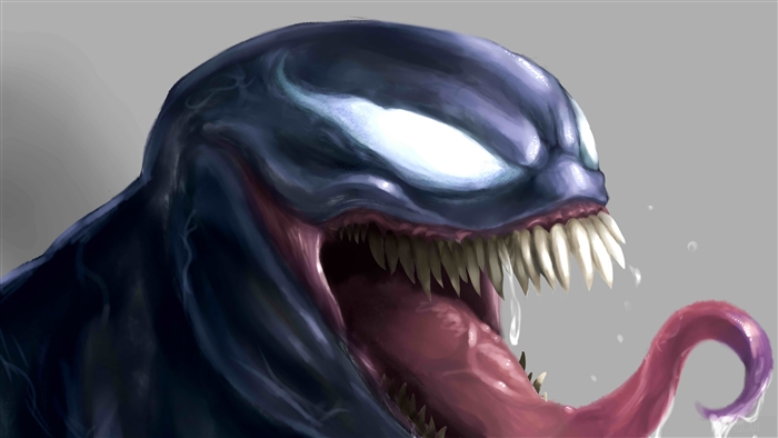 Venom from Marvel Digital Art 4K