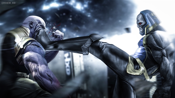 Thanos vs. Darkseid 4K