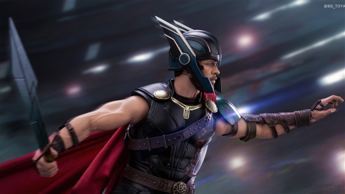 Thor from Thor Ragnarok Art 4K