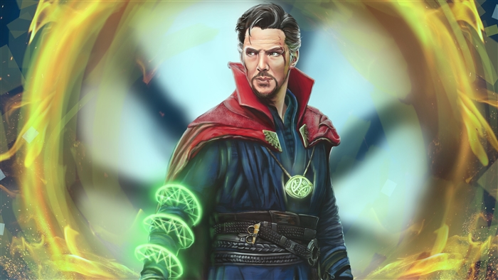 Doctor Strange from Marvel Comic Art 4K