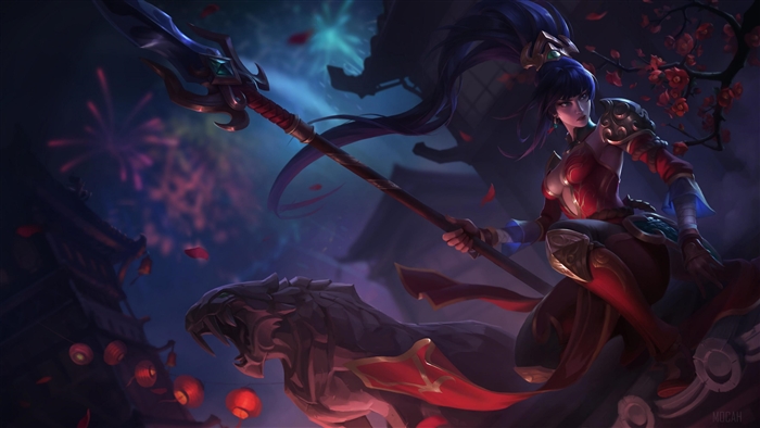 Warring Kingdoms Nidalee from League of Legends 4K