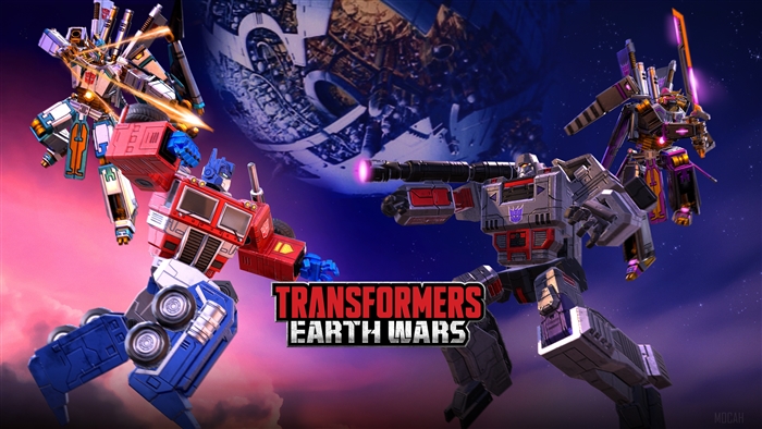 Optimus Prime and Megatron from Transformers Earth Wars 4K
