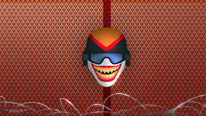 Clown-like operator from Rainbow Six Siege 4K