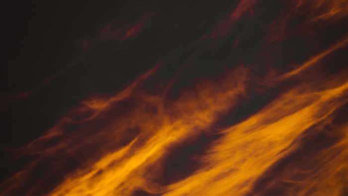 Sunset clouds in the sky 4K