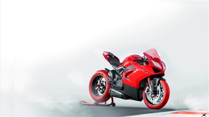 Red Ducati 1299 Panigale motorcycle