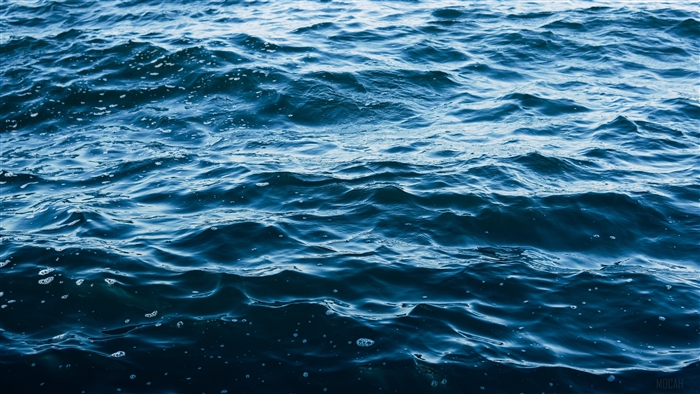 Ocean water surface with waves 4K