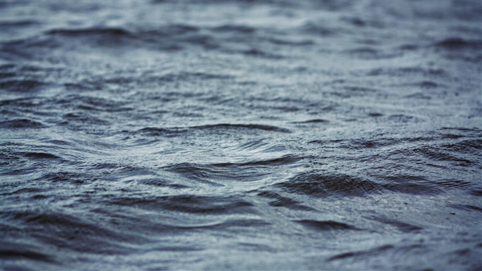 Water surface with ripples 4K