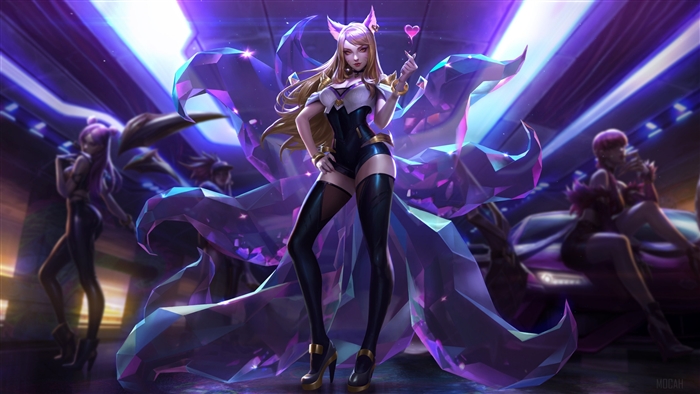 Ahri from League of Legends 4K