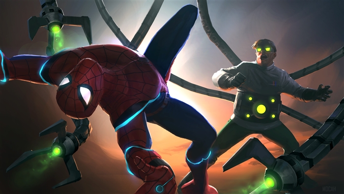 Spider-Man vs. Doctor Octopus from Contest of Champions 4K