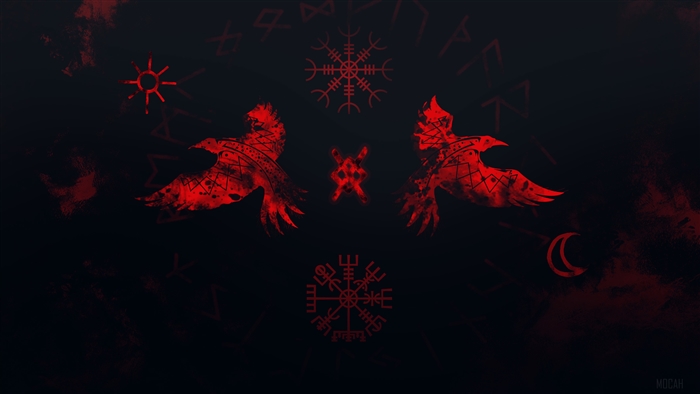 Vikings Ravens and Runes 4K