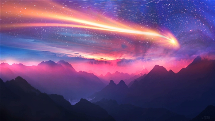 Dreamy Sky Mountains