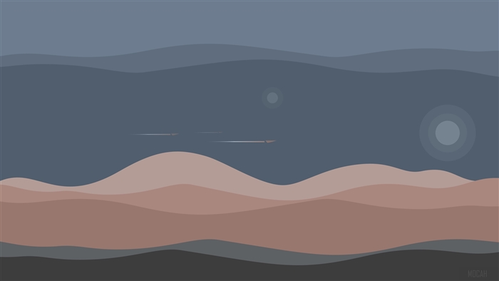 Dunes at Night 4K
