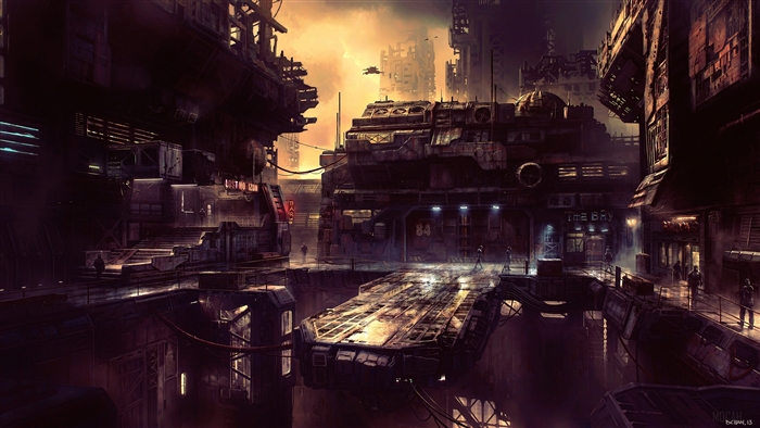 Science Fiction Future City
