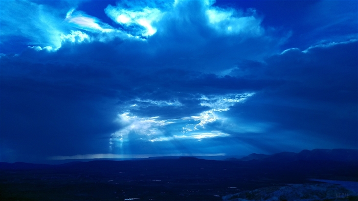 Sunset Sky Clouds Landscape