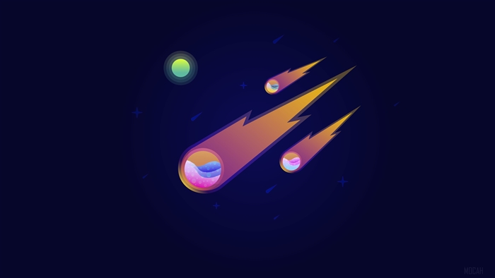 Minimalist Meteors 4K