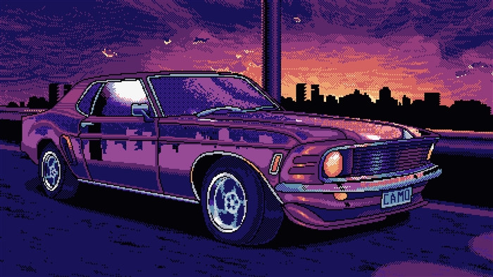 16 Bit Mustang Vintage