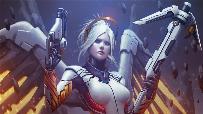 Mercy from Overwatch 4K