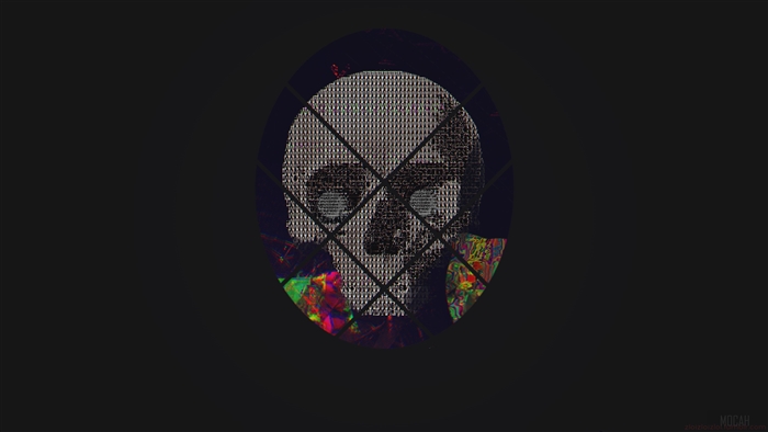 Skull Abstract Art
