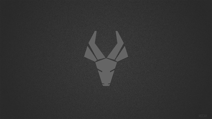 Minimalist Deer Logo 4K