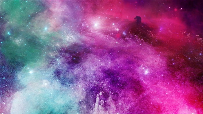 Colorful Nebula with Stars 4K