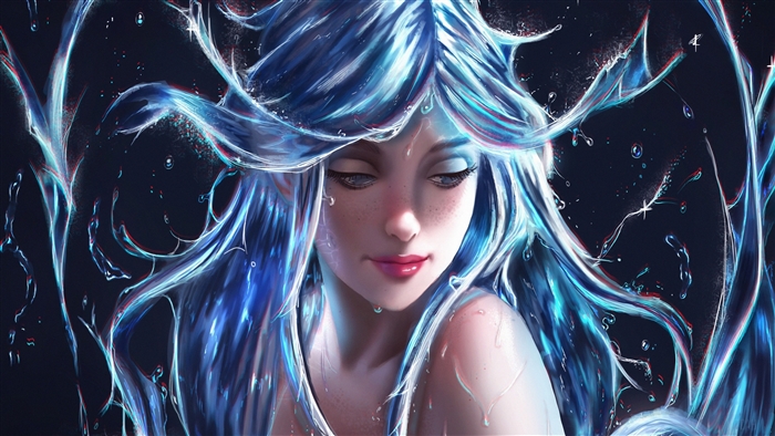 Blue Hair Girl