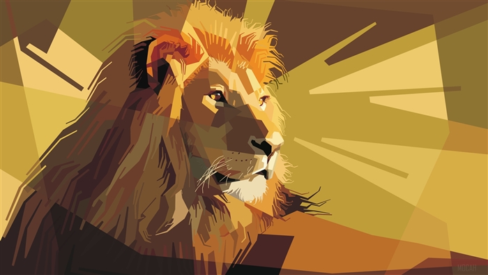 Artistic Lion
