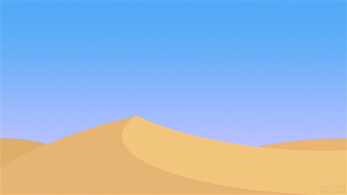 Minimalist Desert Dunes 4K