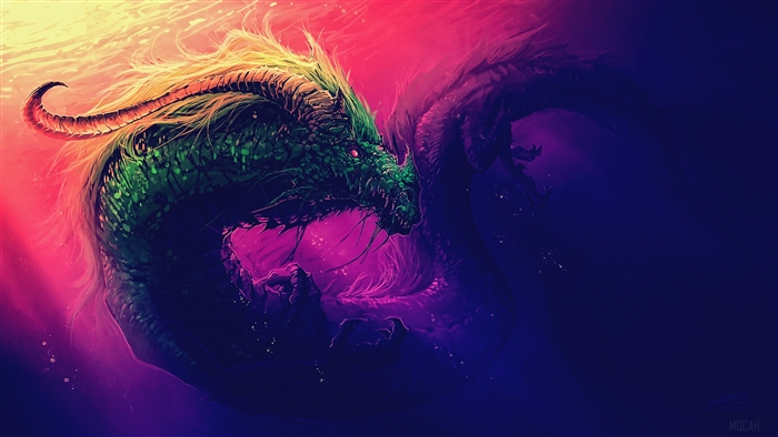 Sea Serpent Digital Art