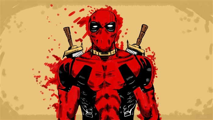 Deadpool Marvel Comic Art