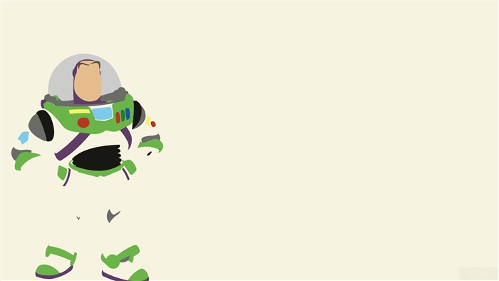 Buzz Lightyear from Toy Story Minimalism 4K
