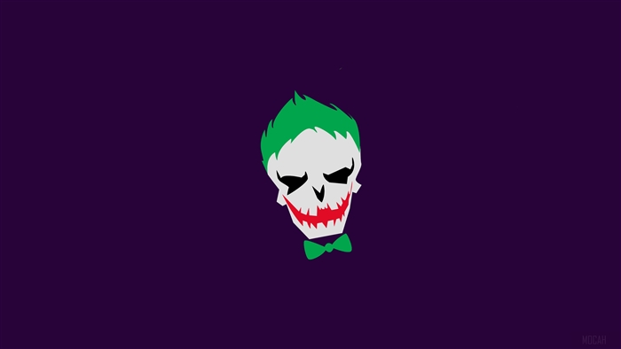 Joker Skull Minimalist 4K