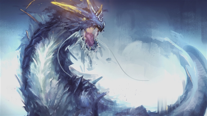 Dragon 4K Painting