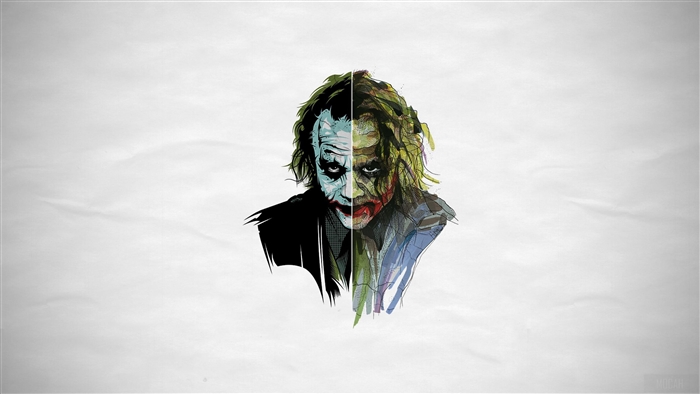 The Joker split portrait 4K