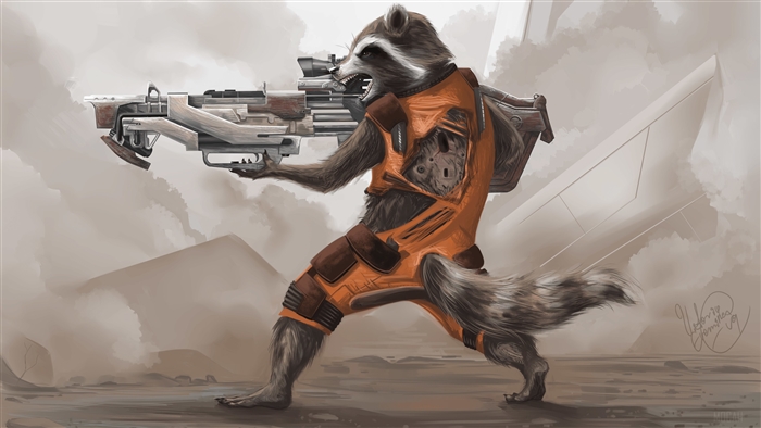 Rocket Raccoon Artwork