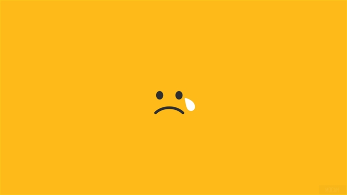 Sad Smiley with Tear 4K