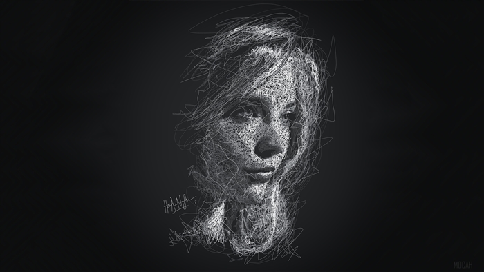 Natalie Dormer Scribble Artwork