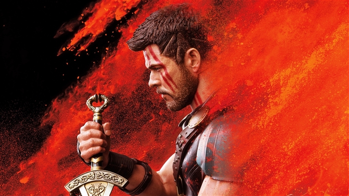 Thor from Thor Ragnarok 4K Digital Artwork