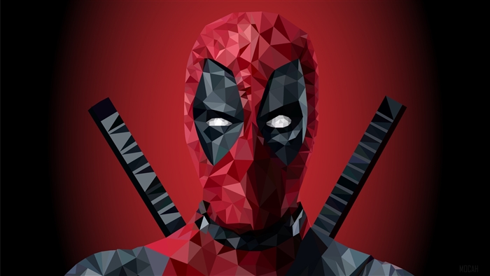 Deadpool Low Poly Art