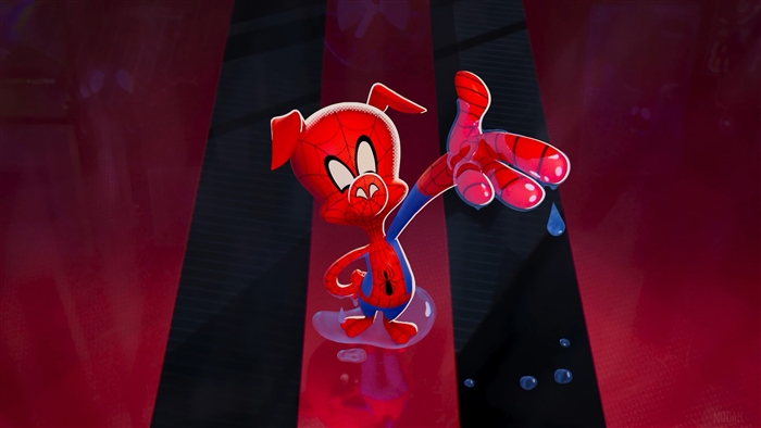 Spider-Ham from Spider-Man: Into the Spider-Verse 4K