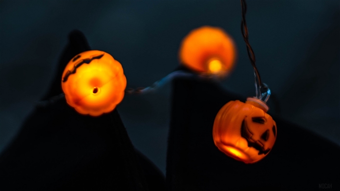Halloween pumpkin string lights